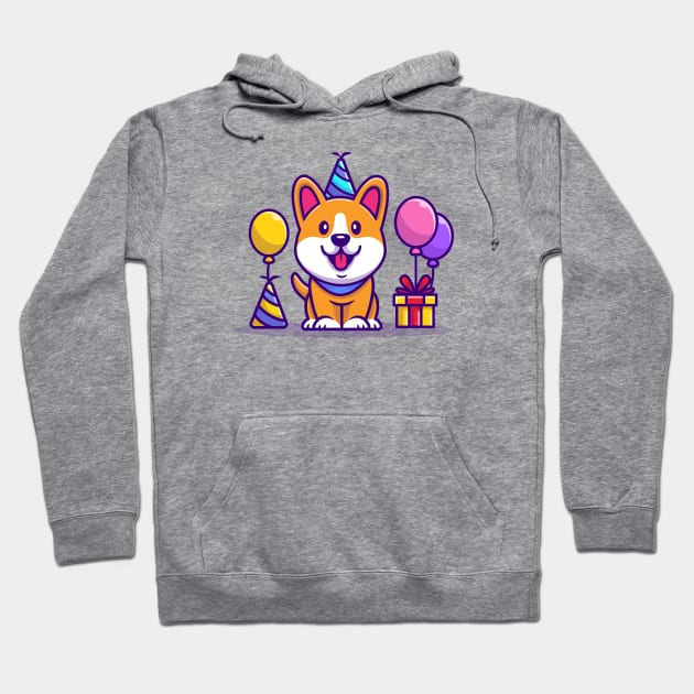 Corgi Birthday Hoodie by Catalyst Labs